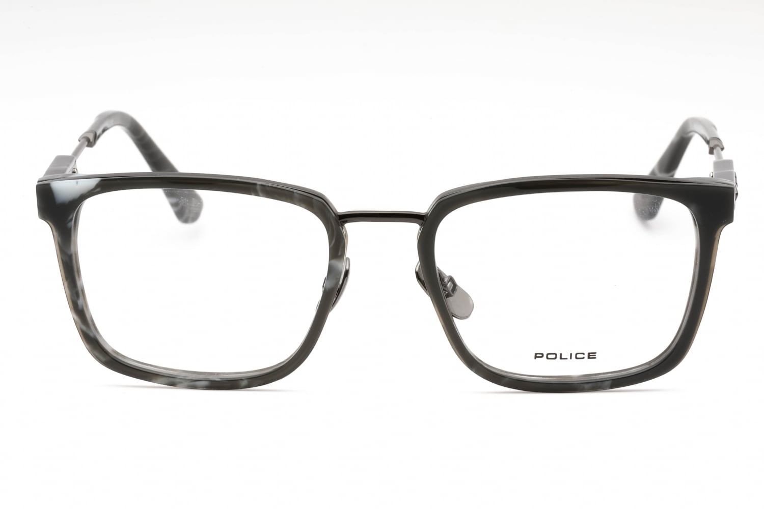 Police VPLF09 - Grey Tortoise, Metal, Rectangle frame