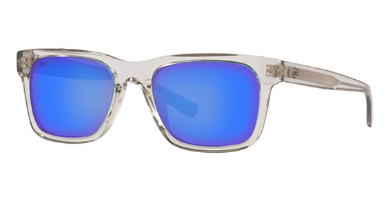 Costa Del Mar 6S2003 TYBEE - 282 Shiny Light Gray Cry, Plastic, Rectangle frame