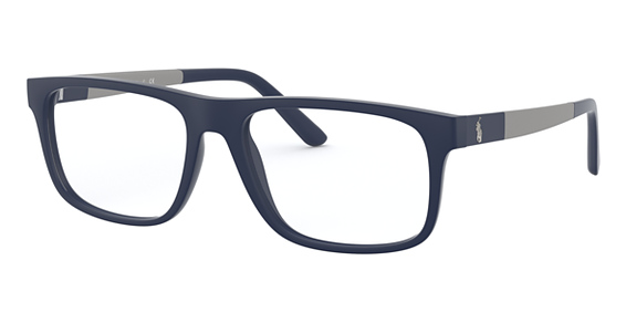 Polo PH2218 - Matte Navy Blue, Acetate, Rectangle frame