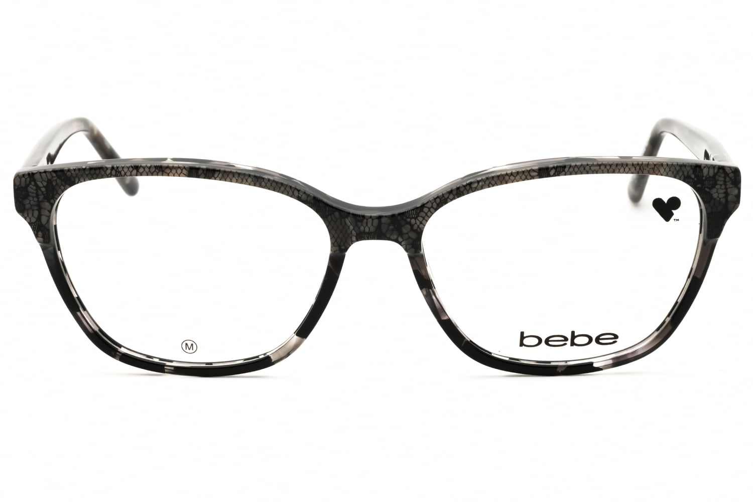 Bebe BB5220 - JET Lace, Acetate, Rectangle frame