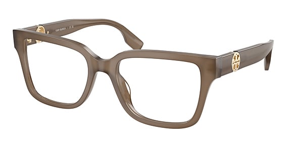 Tory Burch TY2168U - Milky Brown, Plastic, Rectangle frame
