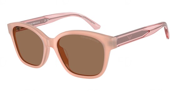 EMPORIO ARMANI KIDS EK4009U - Shiny Opal Pink, Plastic, Oval frame