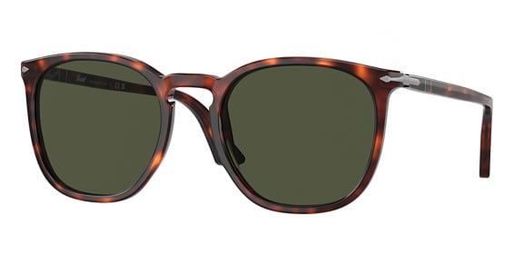 Persol PO3316S - Havana, Plastic, Round frame