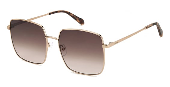 Fossil FOS 3156/G/S - Au2ha Red Gold R, Metal, Rectangle frame