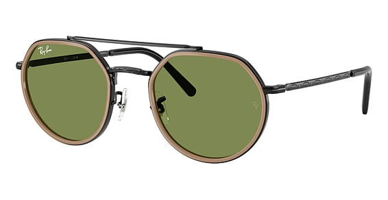 Ray-Ban RB3765 - Black, Metal, Aviator frame