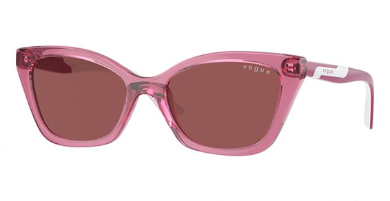 Vogue Junior Sun VJ2020 - Transparent Purple, Acetate, Cat Eye frame