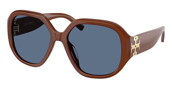 Tory Burch TY7237U - Dark Milky Brown, Plastic, Mixed Shapes frame