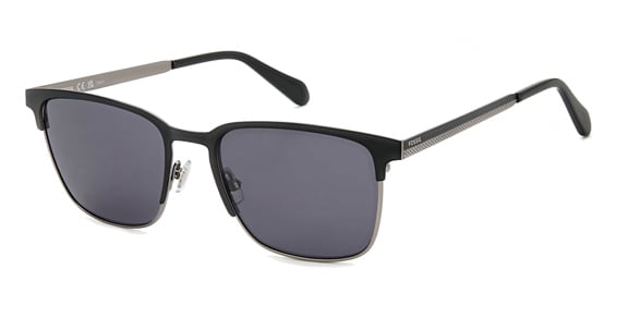 Fossil FOS 2142/G/S - 003ir Mtt Black, Stainless Steel, Rectangle frame