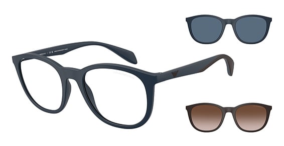 Emporio Armani EA4211 - Matte Blue, Acetate, Oval frame