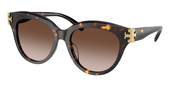 Tory Burch TY7209U - Brown Tortoise, Plastic, Oval frame