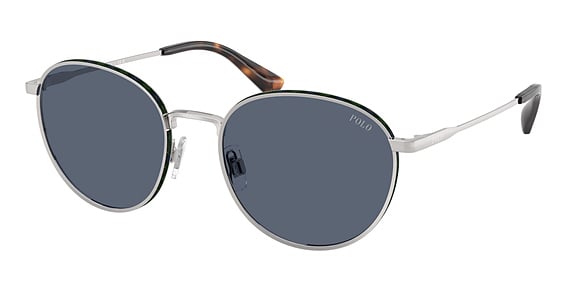 Polo PH3163 - Brushed Silver, Metal, Round frame