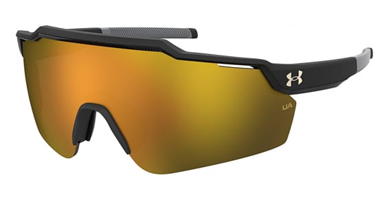 Under Armour UA Levelup - 2m22b Blk Gold B, Plastic, Wrap-Around frame