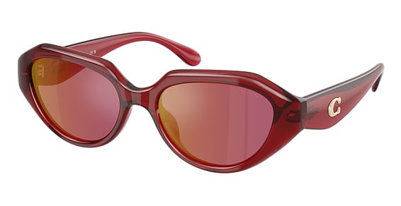 COACH HC8433U CBY77 - Milky Cherry, Acetate, Oval frame