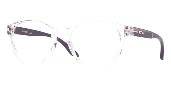 Oakley OY8017 ROUND OFF - Polished Clear, Acetate, Oval frame