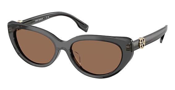 Tory Burch TY7220D - Washed Black, Plastic, Oval frame
