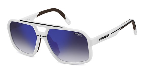 Carrera C Sport 03/S - 6htkm Matt White, Plastic, Rectangle frame