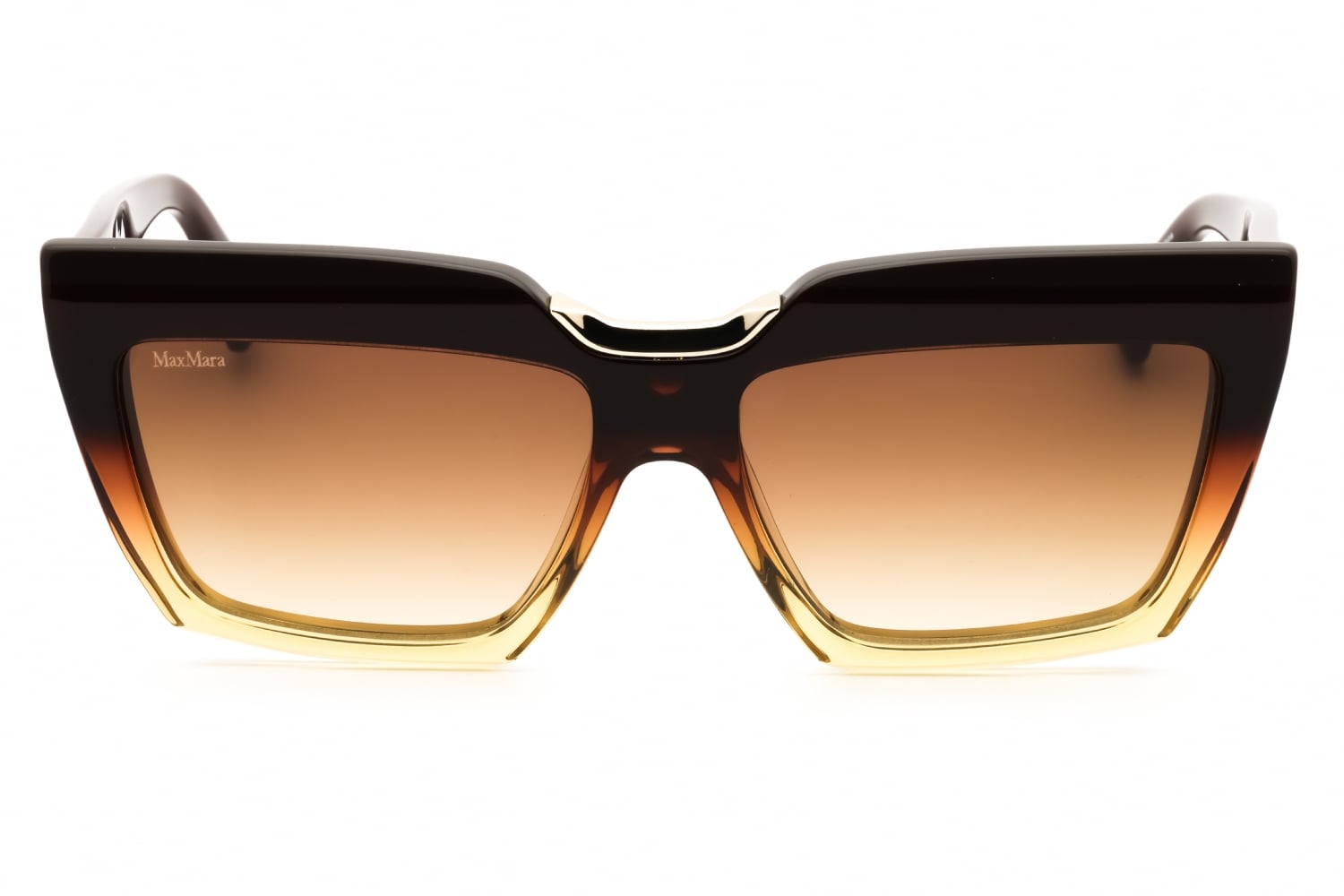 Max Mara MM0137 - Dark Brown/other, Acetate, Cat Eye frame