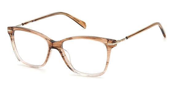 Fossil FOS 7105 - Horn Beige, Acetate, Rectangle frame