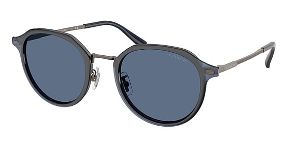 COACH HC7183 CBZ97 - Satin Gunmetal, Metal, Round frame