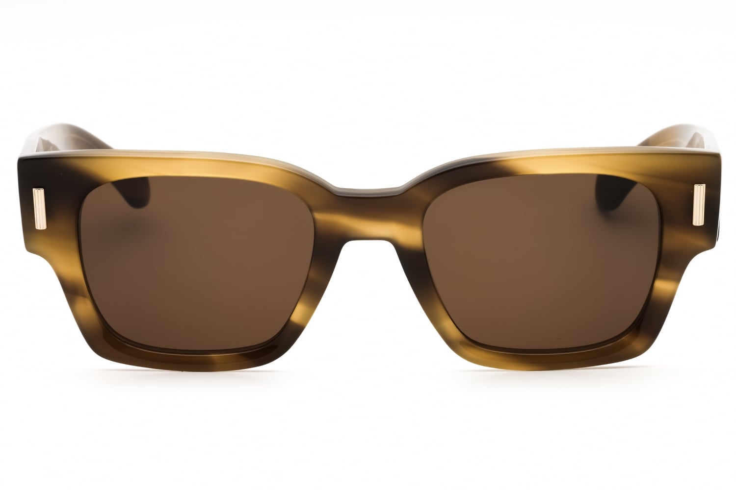 Salvatore Ferragamo SF2010S - Striped Khaki, Acetate, Rectangle frame