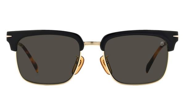 David Beckham DB 1119/G/S - Black Havana Gold, Metal, Rectangle frame
