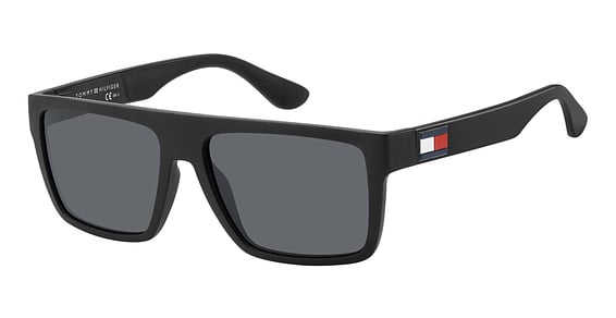 Tommy Hilfiger TH 1605/S - 003ir Mtt Black, Plastic, Flat-Top frame