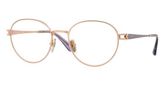 Vogue VO4370 - Rose Gold, Metal, Mixed Shapes frame