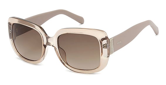 Fossil FOS 2157/G/S - 2t3ha Crysbeige, Plastic, Rectangle frame