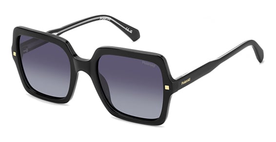 Polaroid PLD 4165/S/X - 807wj Black, Acetate, Rectangle frame