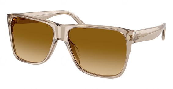 Tory Burch TY7242U - Transparent Warm Grey, Plastic, Mixed Shapes frame