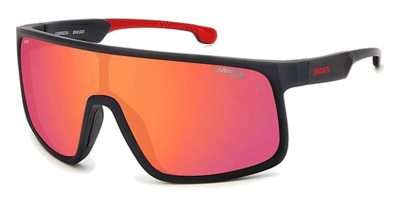 CARRERA DUCATI Carduc 017/S - Oituz Black Red, Plastic, Wrap-Around frame