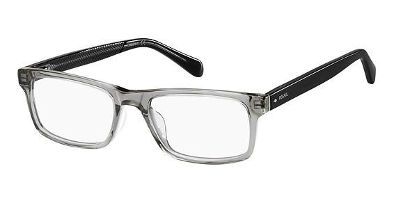 Fossil FOS 7061 - Grey, Acetate, Rectangle frame