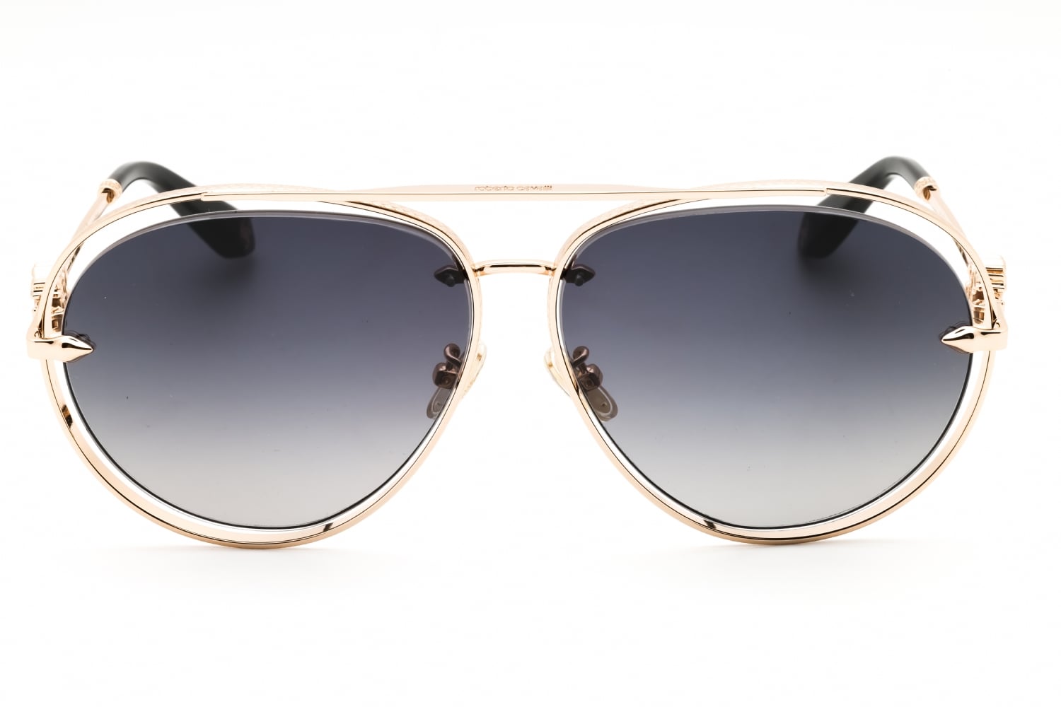 Roberto Cavalli SRC032M - Shiny Rose Gold, Metal, Aviator frame
