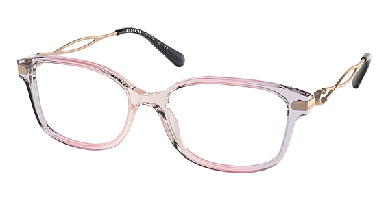 COACH HC6172 - Gradient Transparent VIO, Plastic, Oval frame