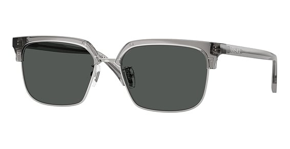 Versace VE4494D - Transparent Grey, Acetate, Rectangle frame