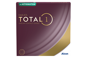 Dailies Total 1 pour le pack d’astigmatisme (90)
