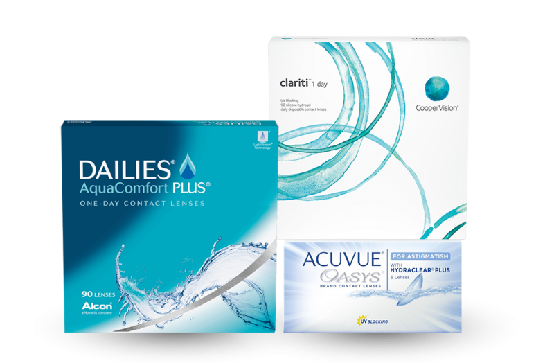 Contact lens boxes